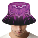 Sahasrara Chakra Mandala Print Bucket Hat