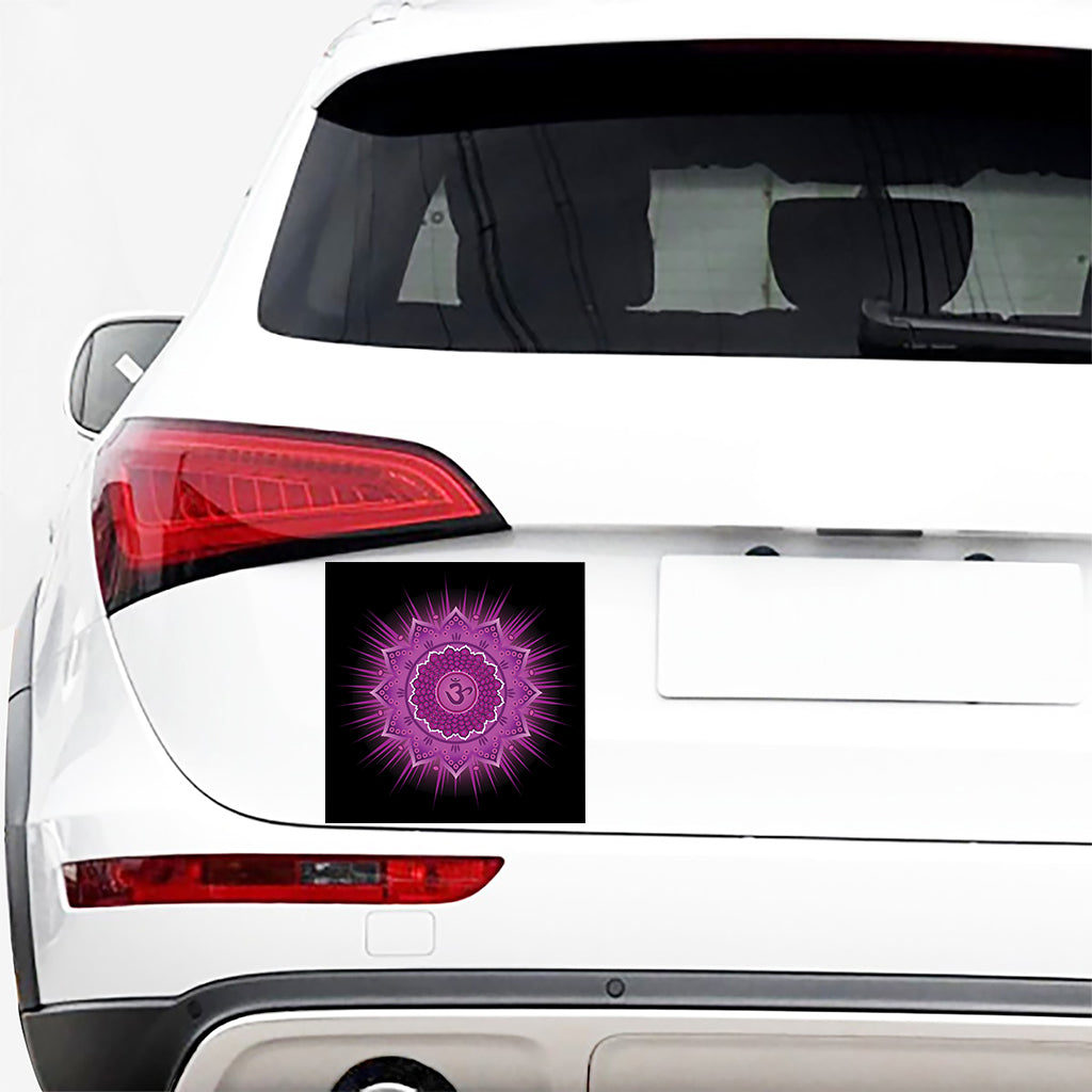 Sahasrara Chakra Mandala Print Car Sticker