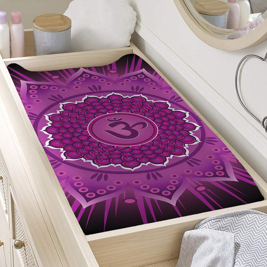 Sahasrara Chakra Mandala Print Changing Pad Cover