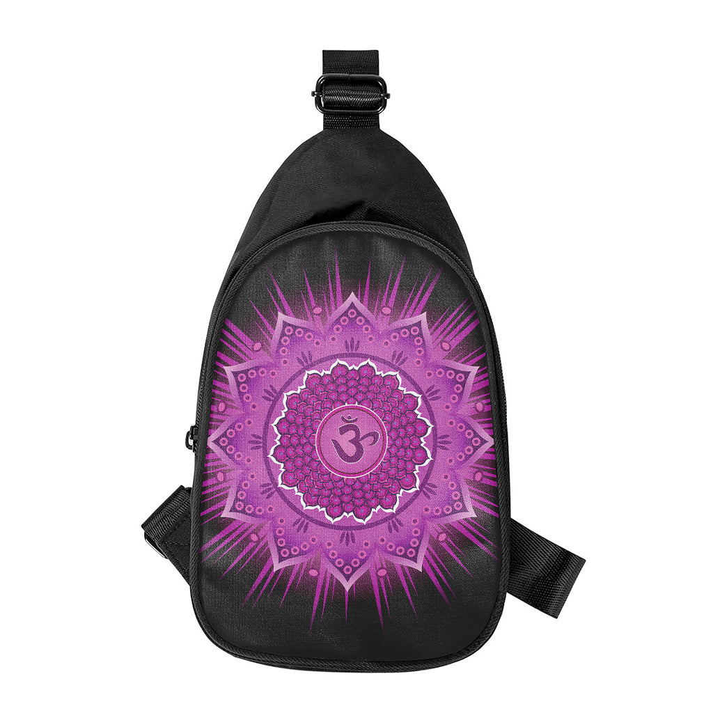 Sahasrara Chakra Mandala Print Chest Bag