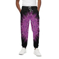 Sahasrara Chakra Mandala Print Cotton Sweatpants