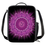 Sahasrara Chakra Mandala Print Crossbody Lunch Bag