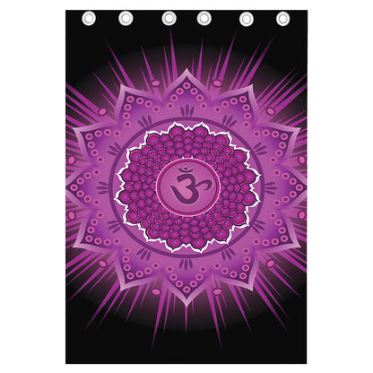 Sahasrara Chakra Mandala Print Curtain