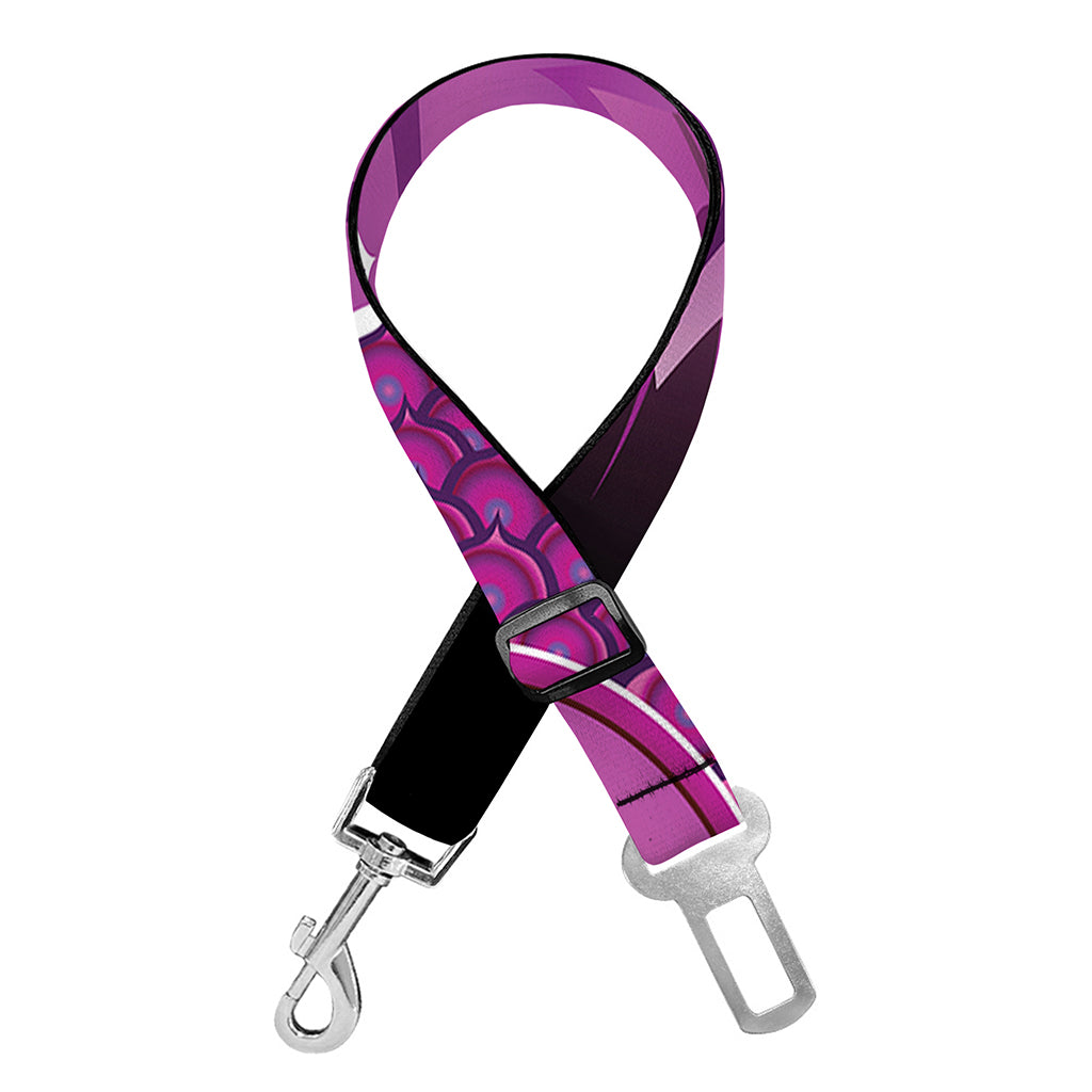 Sahasrara Chakra Mandala Print Dog Seat Belt