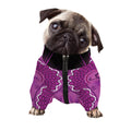 Sahasrara Chakra Mandala Print Dog Zip Up Jacket