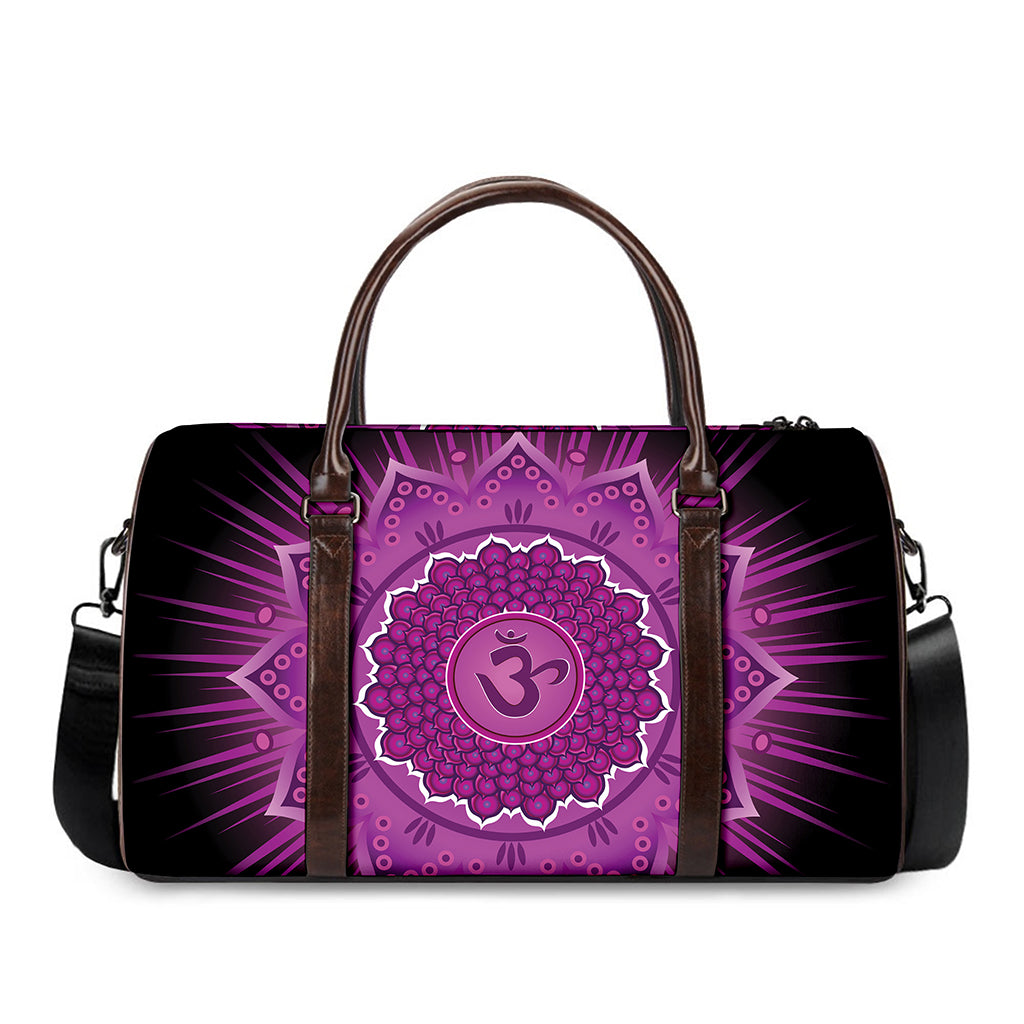 Sahasrara Chakra Mandala Print Duffle Bag