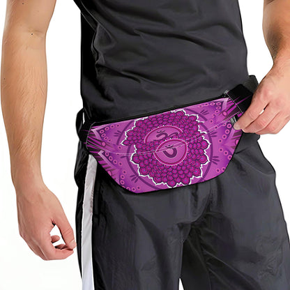 Sahasrara Chakra Mandala Print Fanny Pack