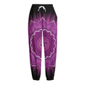 Sahasrara Chakra Mandala Print Fleece Lined Knit Pants