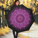 Sahasrara Chakra Mandala Print Foldable Umbrella