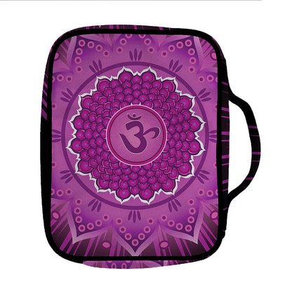 Sahasrara Chakra Mandala Print Front Pocket Bible Bag