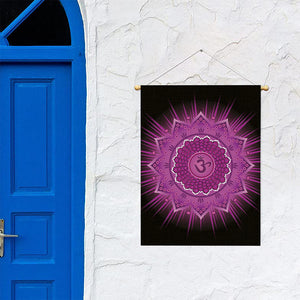 Sahasrara Chakra Mandala Print Garden Flag