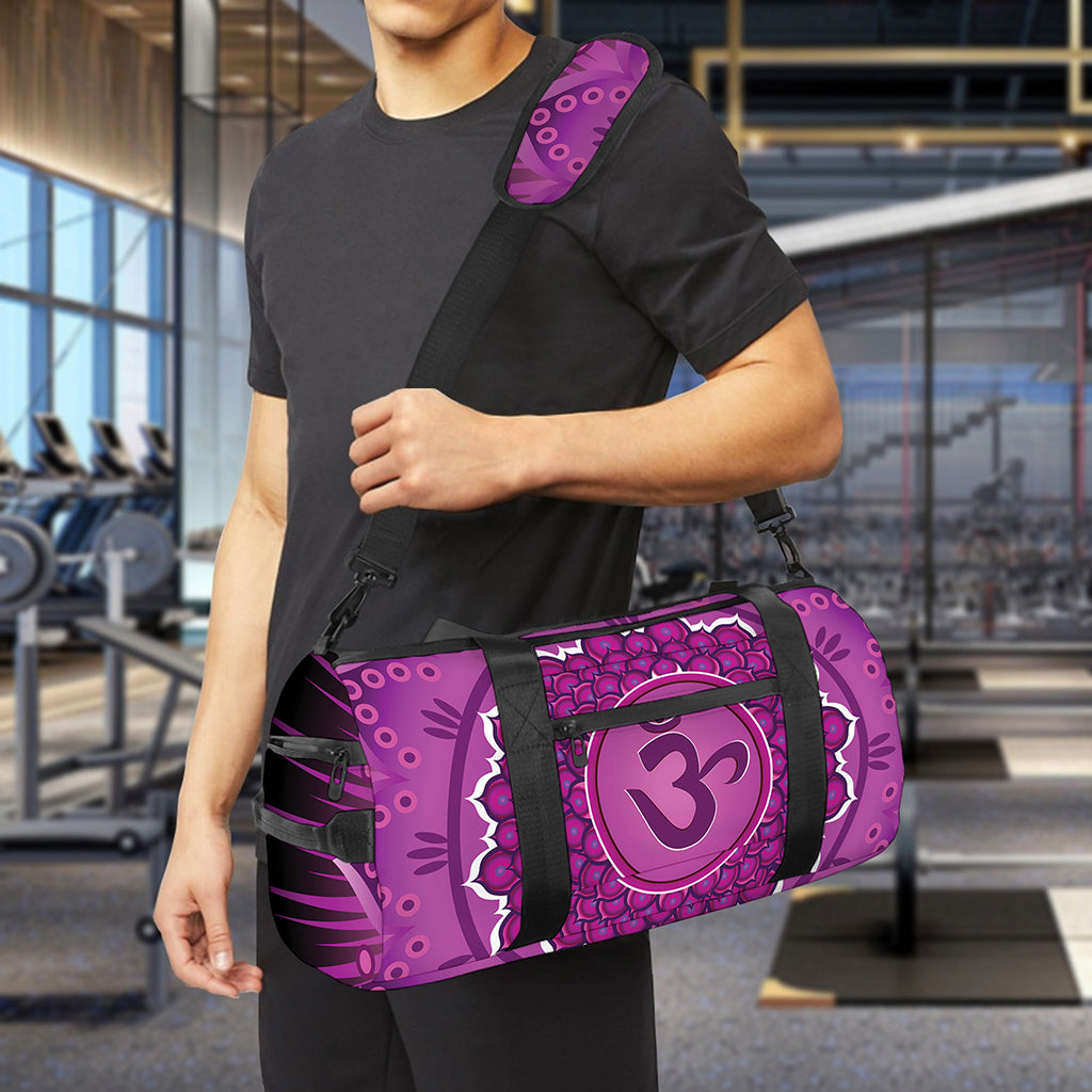 Sahasrara Chakra Mandala Print Gym Bag