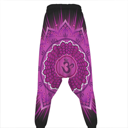 Sahasrara Chakra Mandala Print Hammer Pants