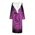 Sahasrara Chakra Mandala Print Hooded Bathrobe