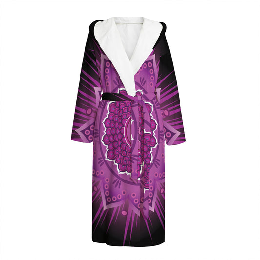 Sahasrara Chakra Mandala Print Hooded Bathrobe