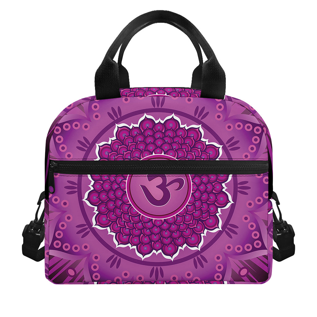 Sahasrara Chakra Mandala Print Insulated Lunch Bag