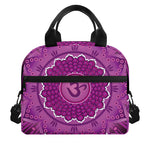 Sahasrara Chakra Mandala Print Insulated Lunch Bag