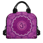 Sahasrara Chakra Mandala Print Insulated Lunch Bag
