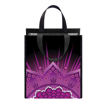 Sahasrara Chakra Mandala Print Insulated Lunch Tote