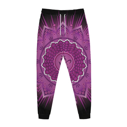Sahasrara Chakra Mandala Print Jogger Pants