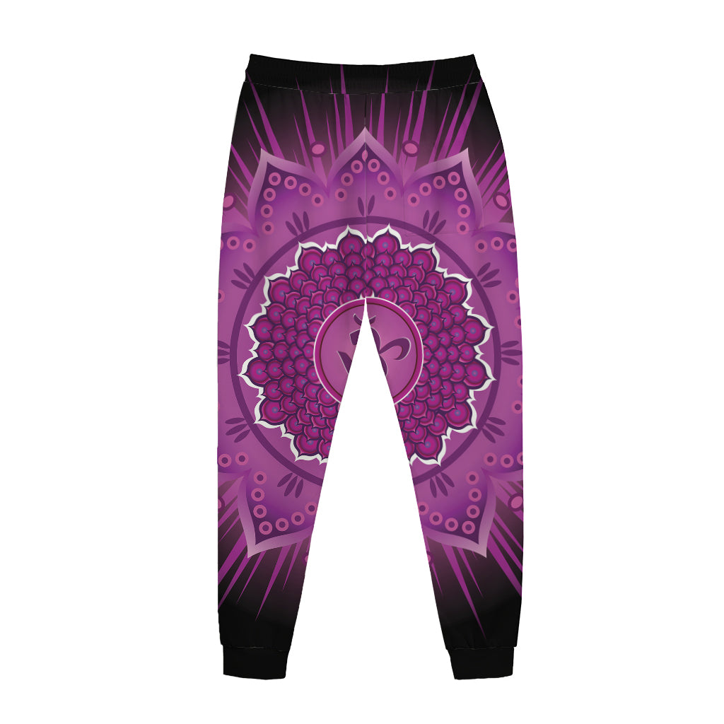 Sahasrara Chakra Mandala Print Jogger Pants