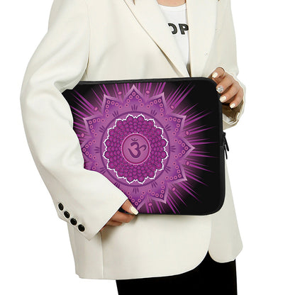 Sahasrara Chakra Mandala Print Laptop Sleeve