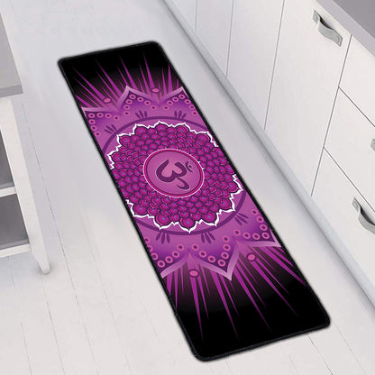 Sahasrara Chakra Mandala Print Long Kitchen Mat