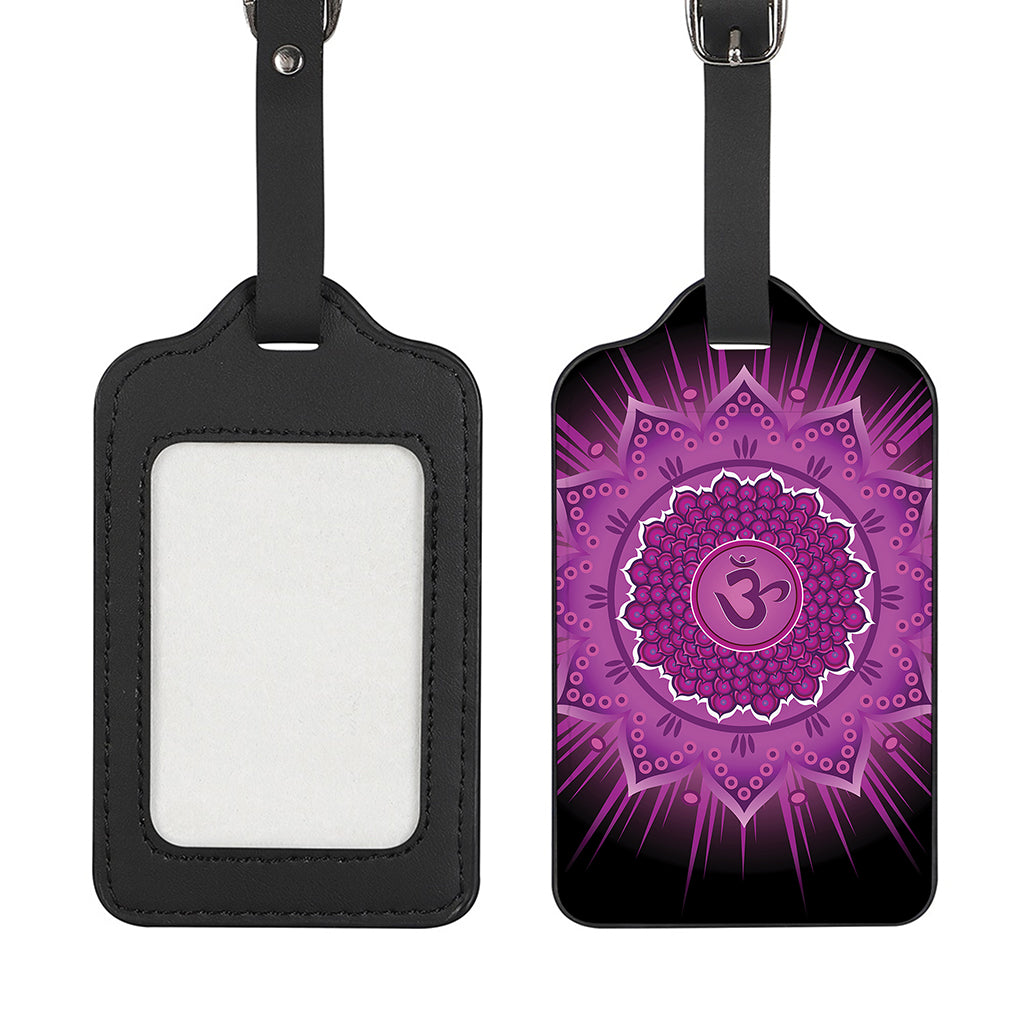 Sahasrara Chakra Mandala Print Luggage Tag