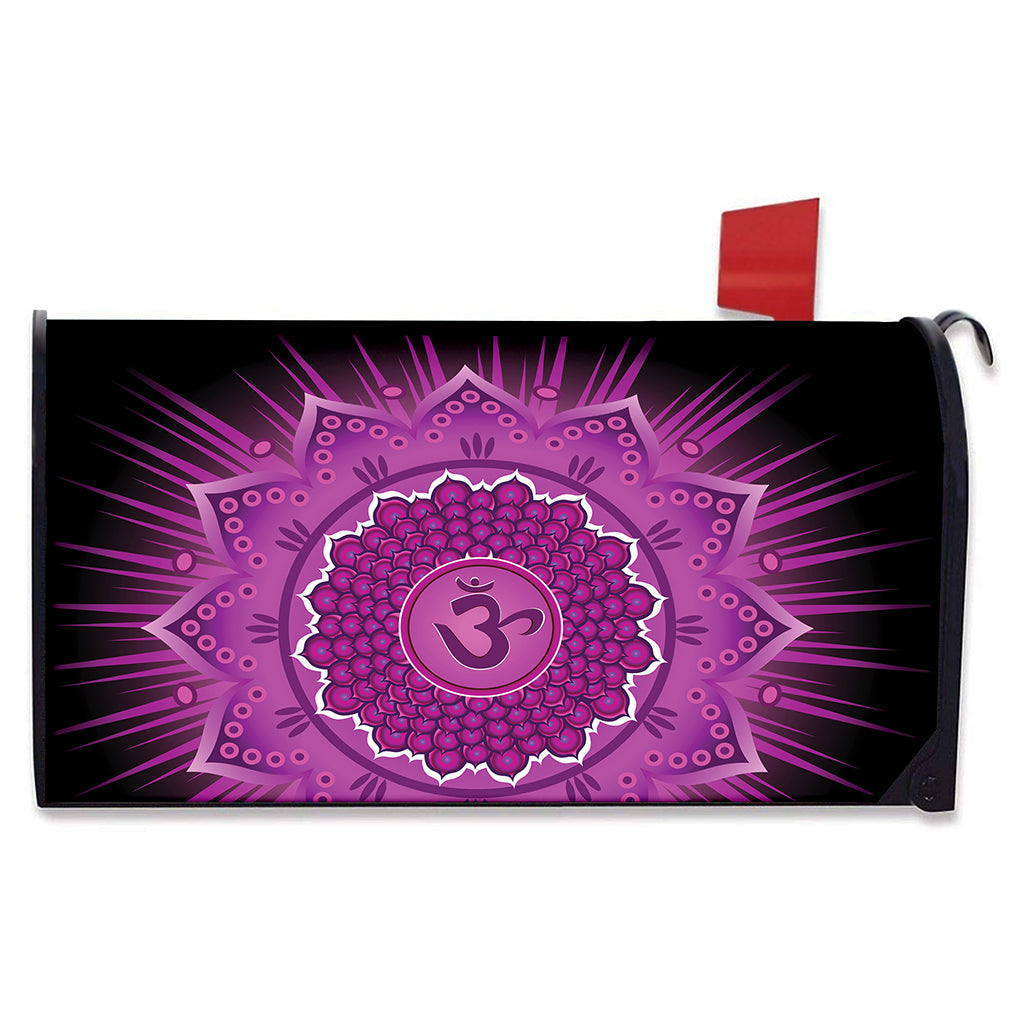 Sahasrara Chakra Mandala Print Mailbox Cover