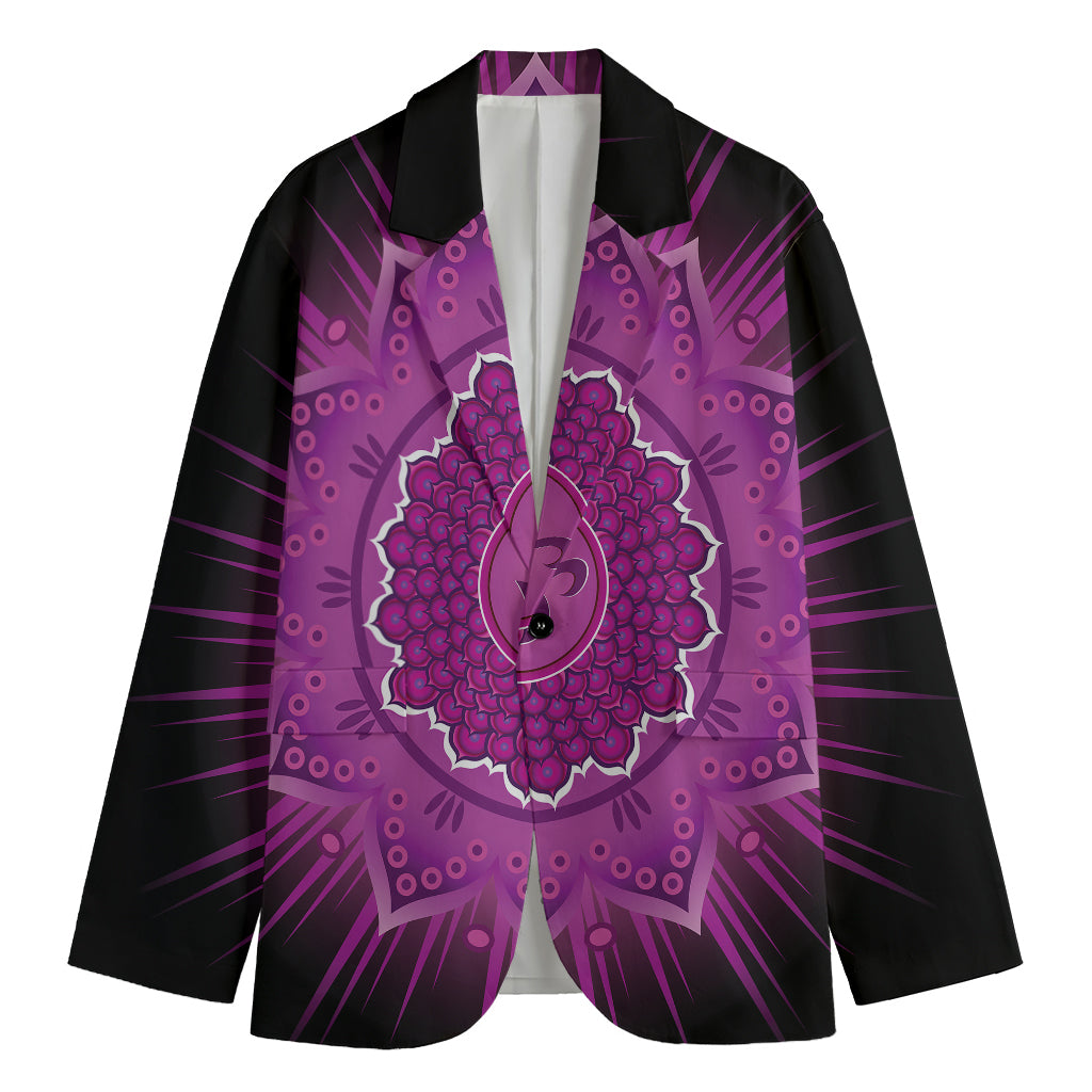 Sahasrara Chakra Mandala Print Men's Blazer
