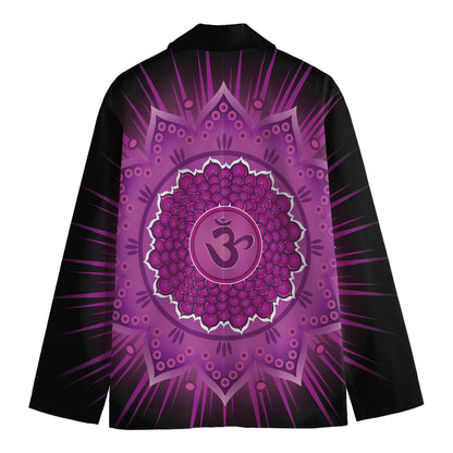 Sahasrara Chakra Mandala Print Men's Blazer