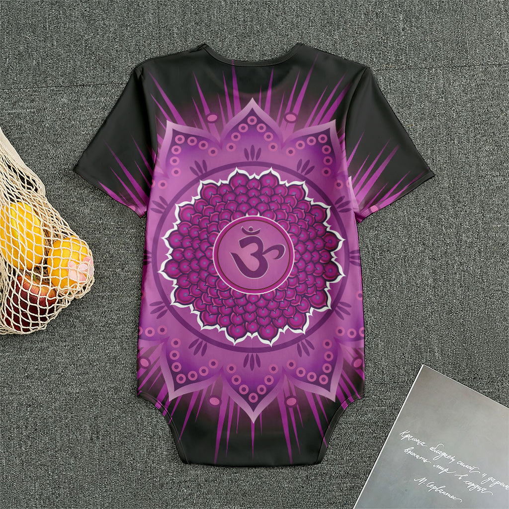Sahasrara Chakra Mandala Print Men's Bodysuit