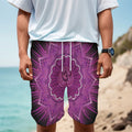 Sahasrara Chakra Mandala Print Men's Cargo Shorts
