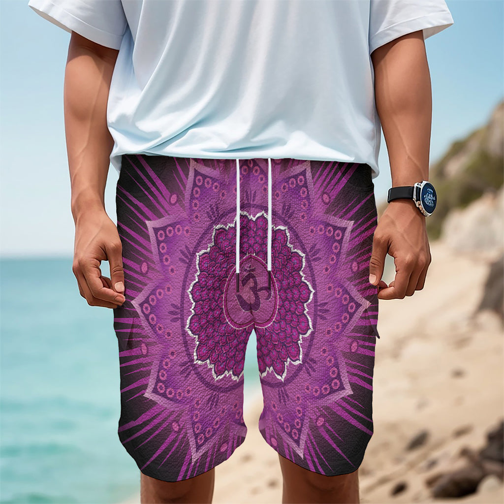 Sahasrara Chakra Mandala Print Men's Cargo Shorts