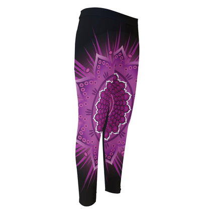 Sahasrara Chakra Mandala Print Men's Compression Pants