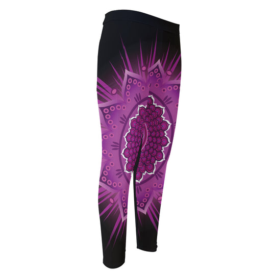 Sahasrara Chakra Mandala Print Men's Compression Pants