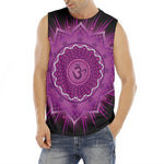 Sahasrara Chakra Mandala Print Men's Fitness Tank Top