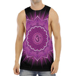 Sahasrara Chakra Mandala Print Men's Muscle Tank Top