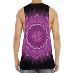 Sahasrara Chakra Mandala Print Men's Muscle Tank Top