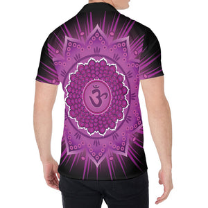 Sahasrara Chakra Mandala Print Men's Shirt