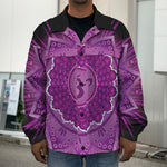 Sahasrara Chakra Mandala Print Men's Shirt Jacket