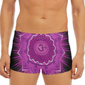 Sahasrara Chakra Mandala Print Men's Short Boxer Briefs