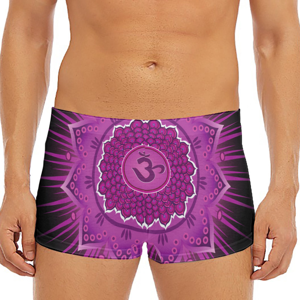 Sahasrara Chakra Mandala Print Men's Short Boxer Briefs