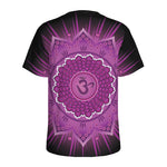 Sahasrara Chakra Mandala Print Men's Sports T-Shirt