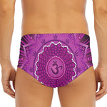 Sahasrara Chakra Mandala Print Men's Triangle Swim Briefs