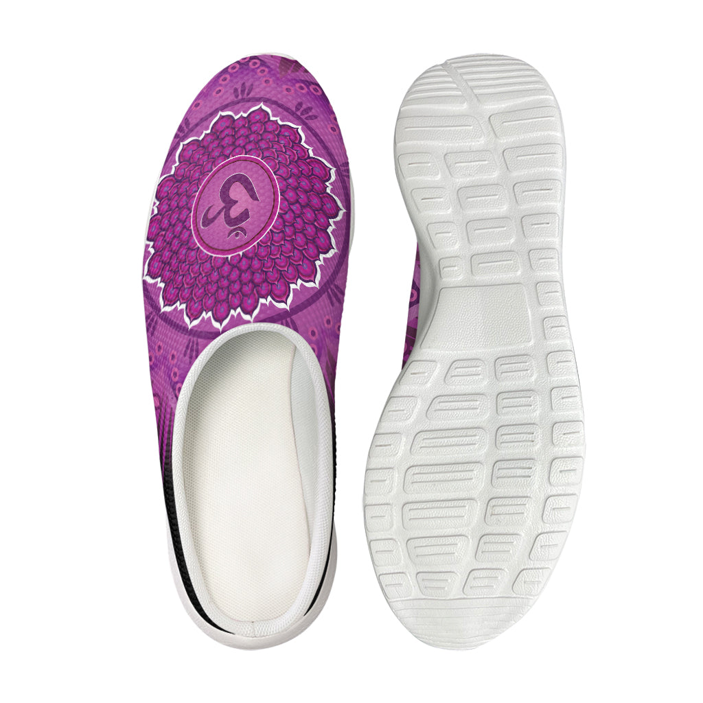 Sahasrara Chakra Mandala Print Mesh Casual Shoes