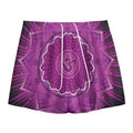 Sahasrara Chakra Mandala Print Mesh Shorts