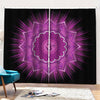 Sahasrara Chakra Mandala Print Pencil Pleat Curtains