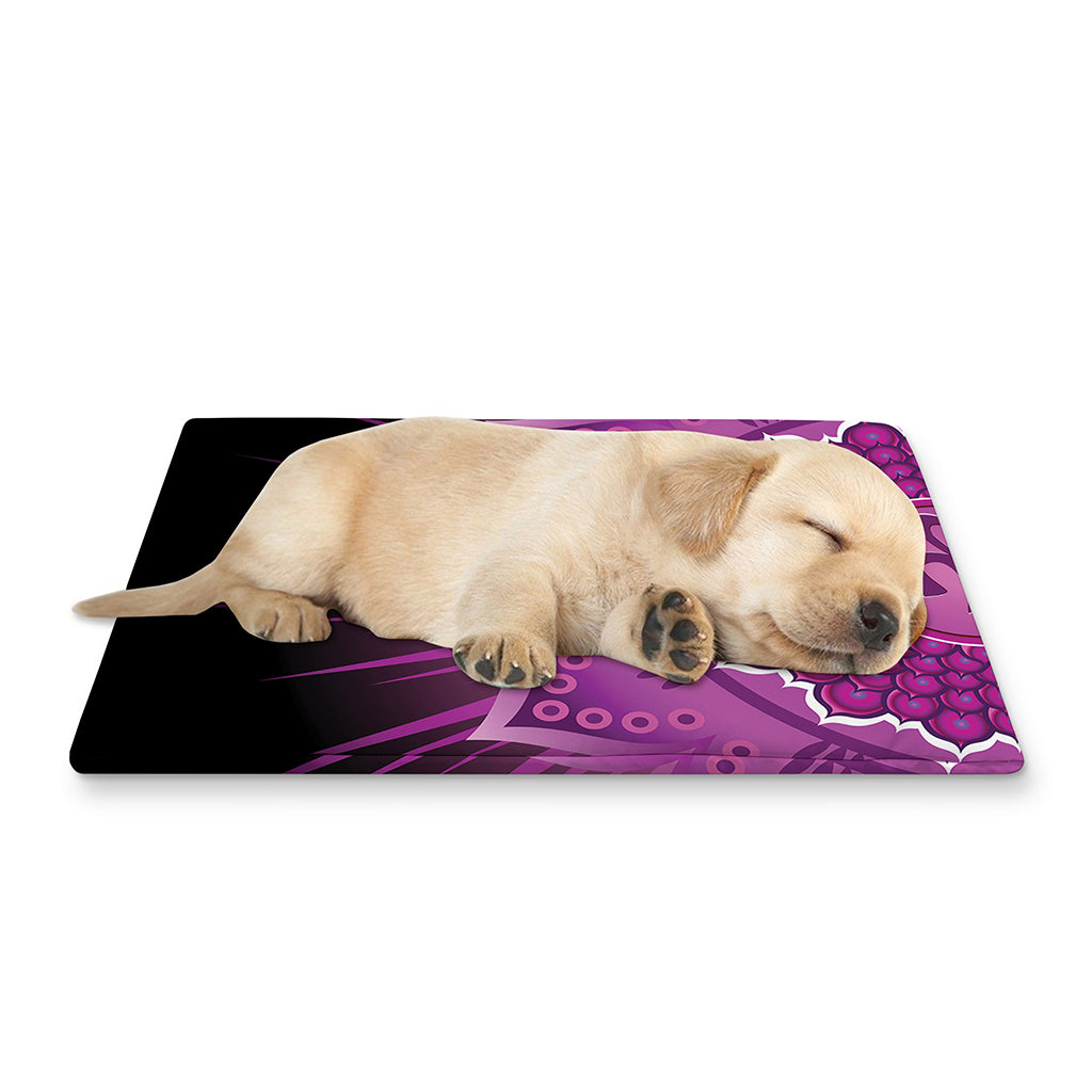 Sahasrara Chakra Mandala Print Pet Cooling Mat Cover