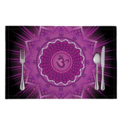 Sahasrara Chakra Mandala Print Placemat